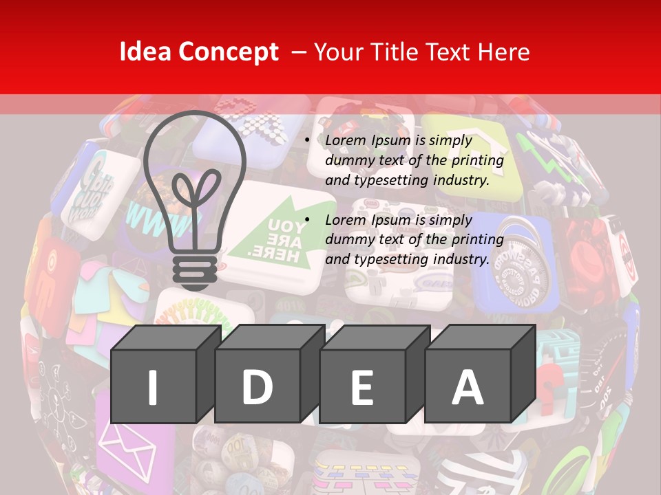 Mobile Several Smartphone PowerPoint Template