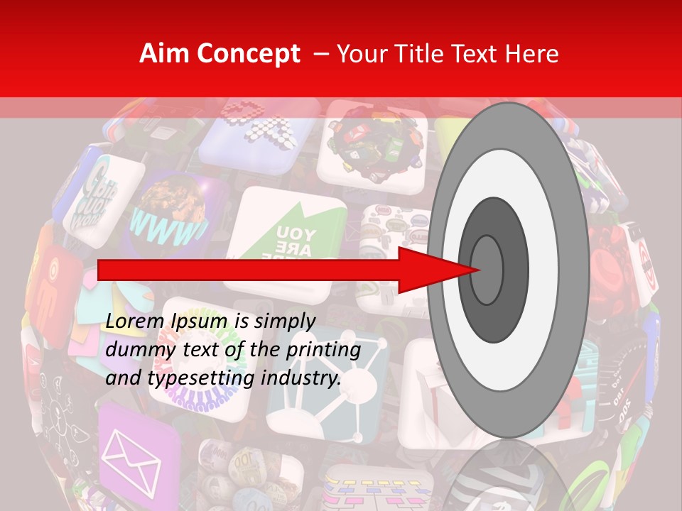 Mobile Several Smartphone PowerPoint Template