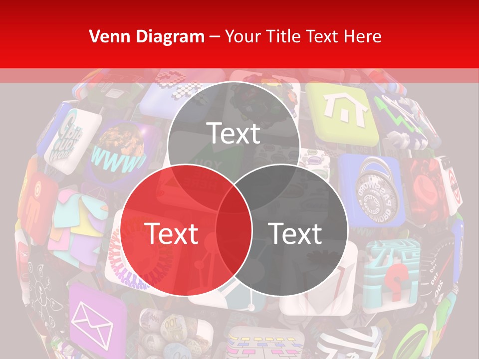 Mobile Several Smartphone PowerPoint Template