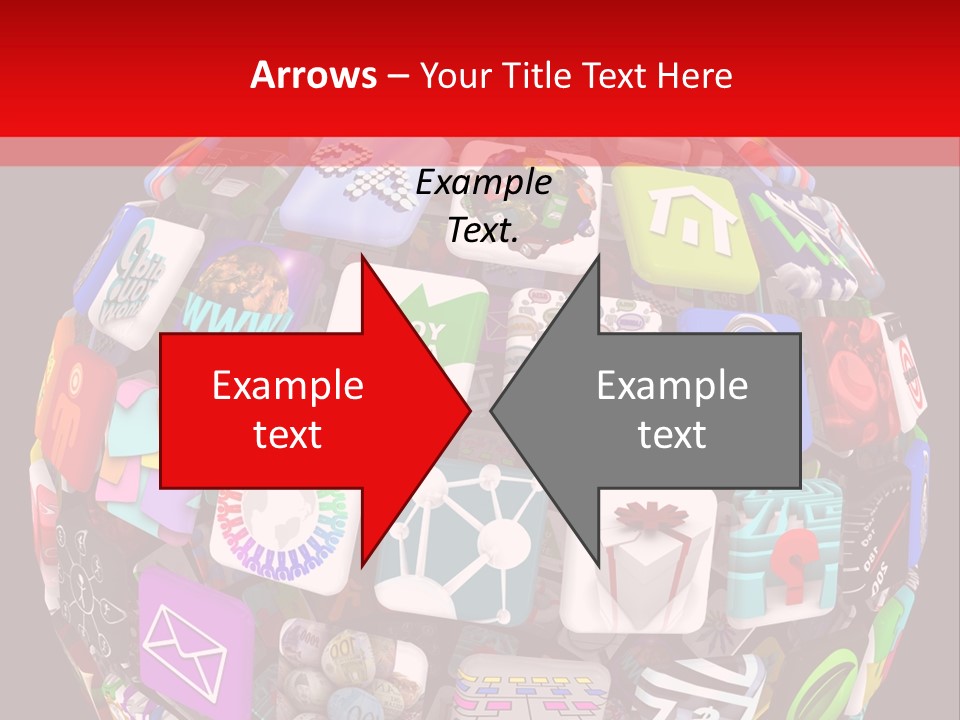 Mobile Several Smartphone PowerPoint Template