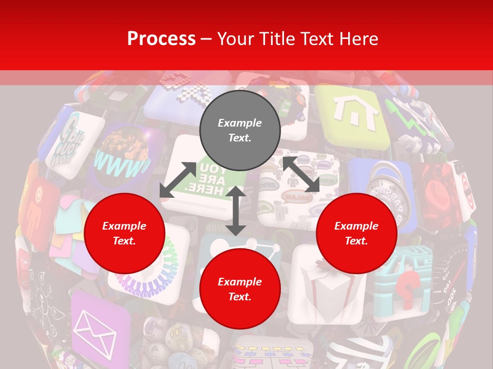Mobile Several Smartphone PowerPoint Template