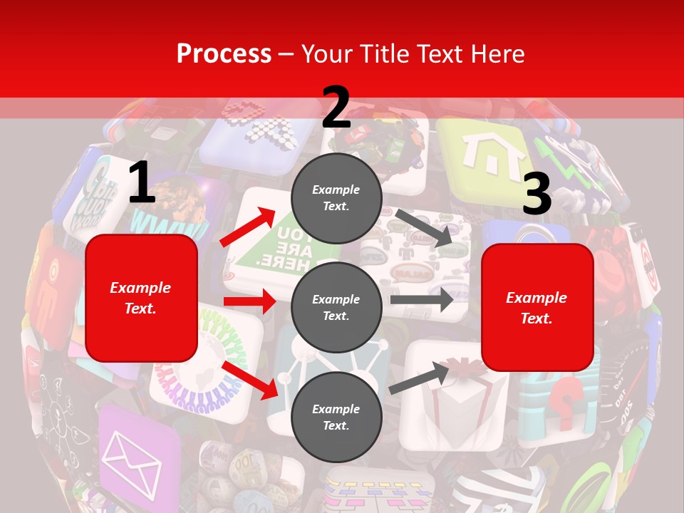 Mobile Several Smartphone PowerPoint Template