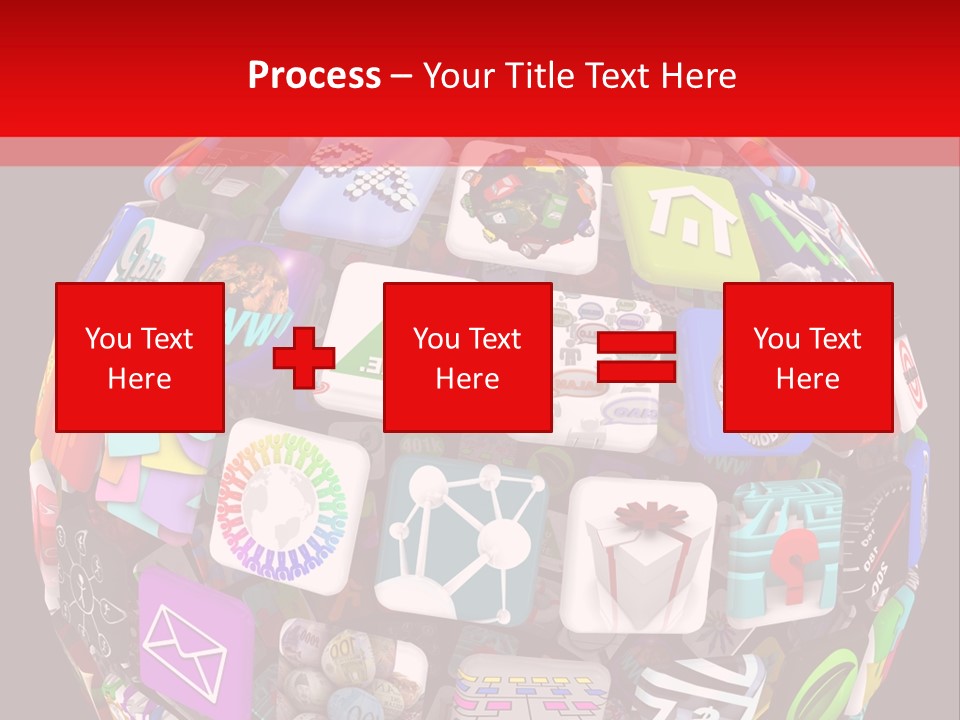 Mobile Several Smartphone PowerPoint Template
