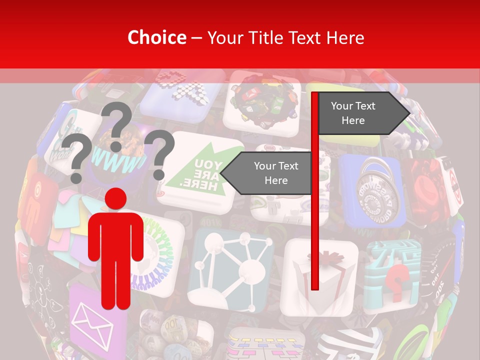Mobile Several Smartphone PowerPoint Template