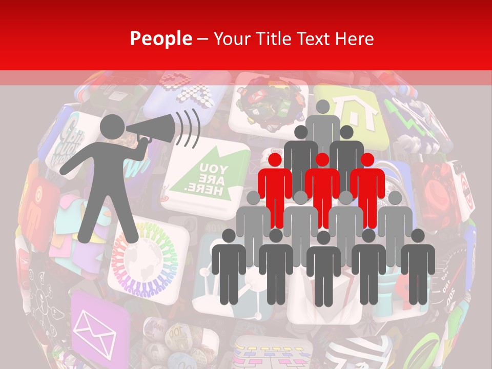 Mobile Several Smartphone PowerPoint Template