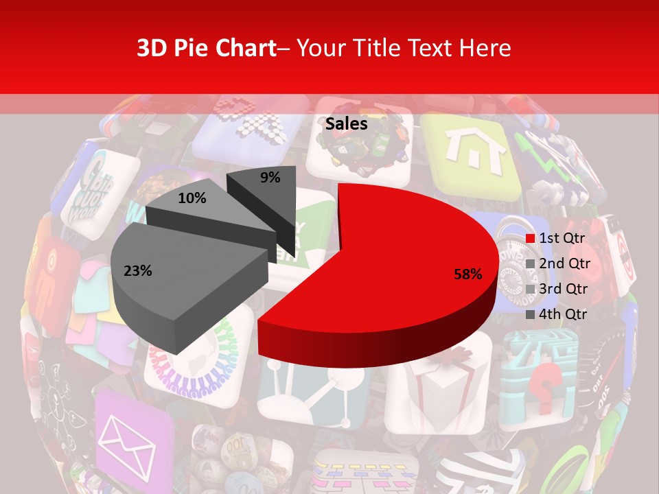 Mobile Several Smartphone PowerPoint Template