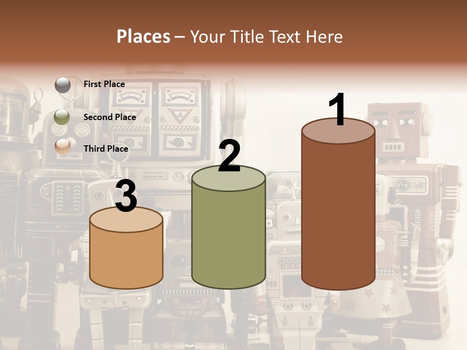 Creative Windup Robot PowerPoint Template