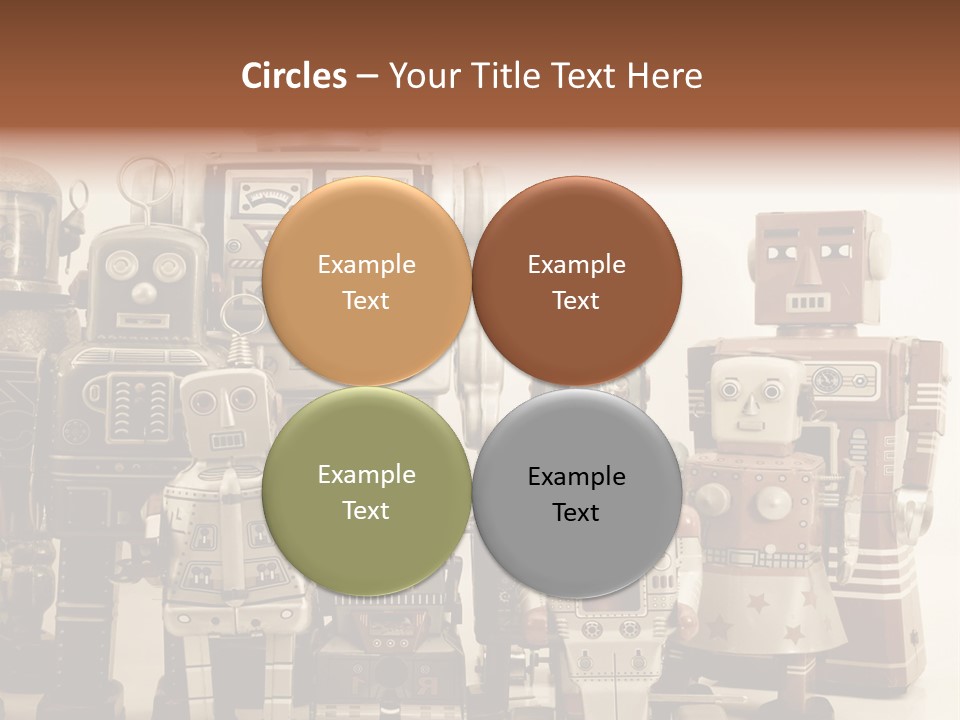 Creative Windup Robot PowerPoint Template