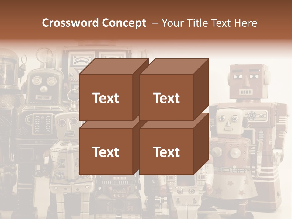 Creative Windup Robot PowerPoint Template