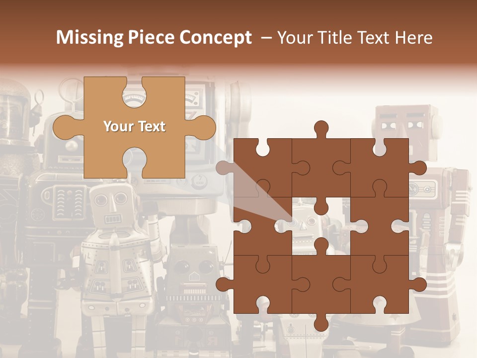 Creative Windup Robot PowerPoint Template