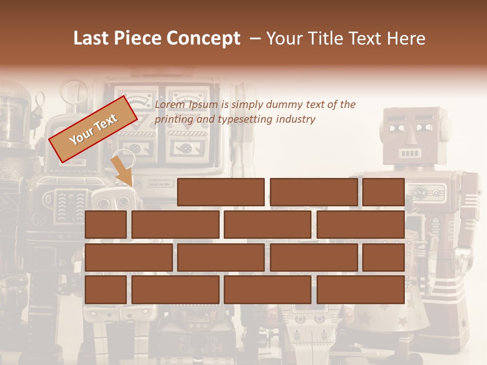 Creative Windup Robot PowerPoint Template