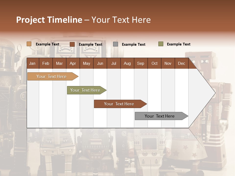 Creative Windup Robot PowerPoint Template