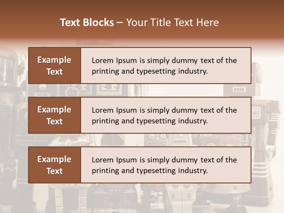 Creative Windup Robot PowerPoint Template