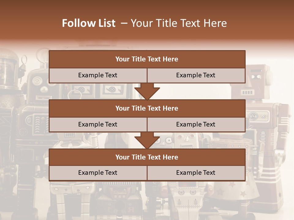Creative Windup Robot PowerPoint Template