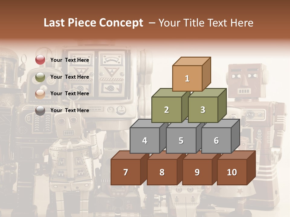 Creative Windup Robot PowerPoint Template