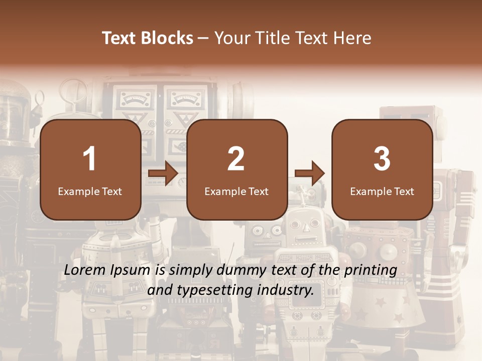 Creative Windup Robot PowerPoint Template