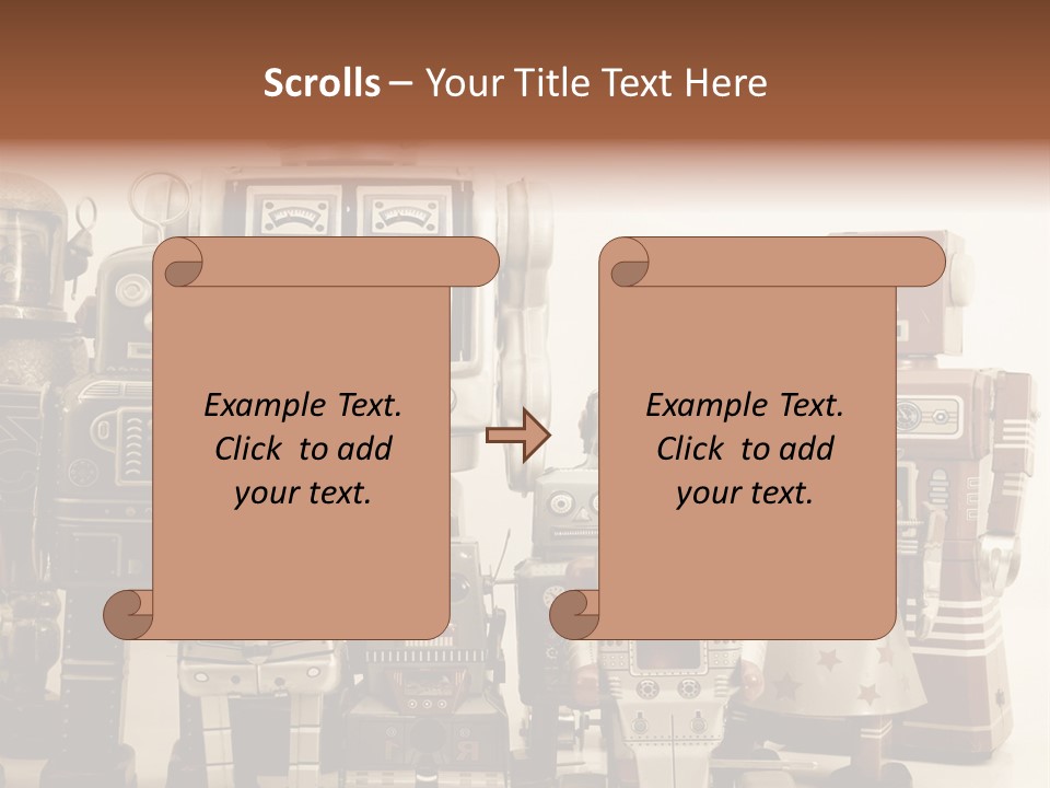 Creative Windup Robot PowerPoint Template