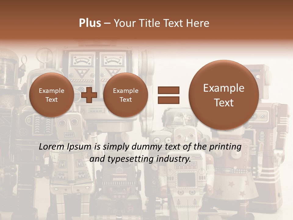 Creative Windup Robot PowerPoint Template