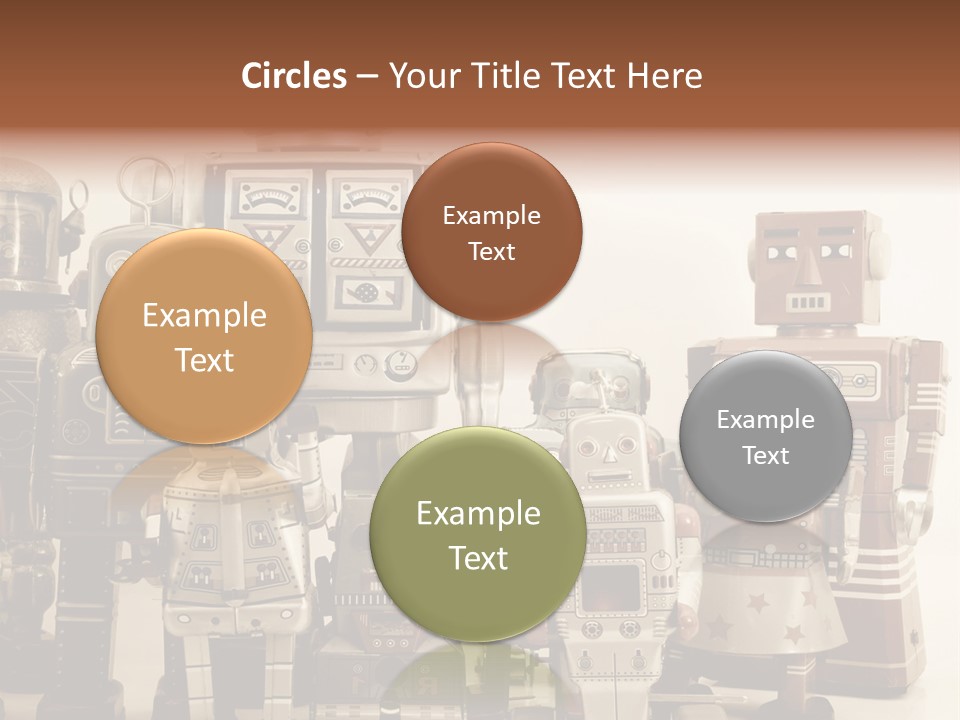 Creative Windup Robot PowerPoint Template