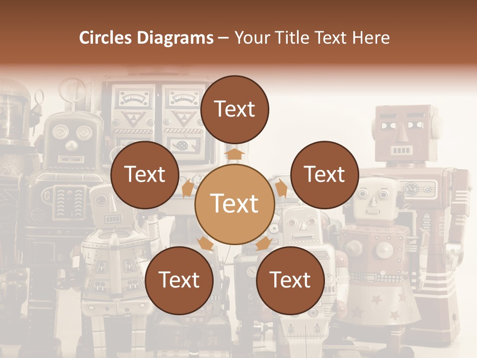 Creative Windup Robot PowerPoint Template