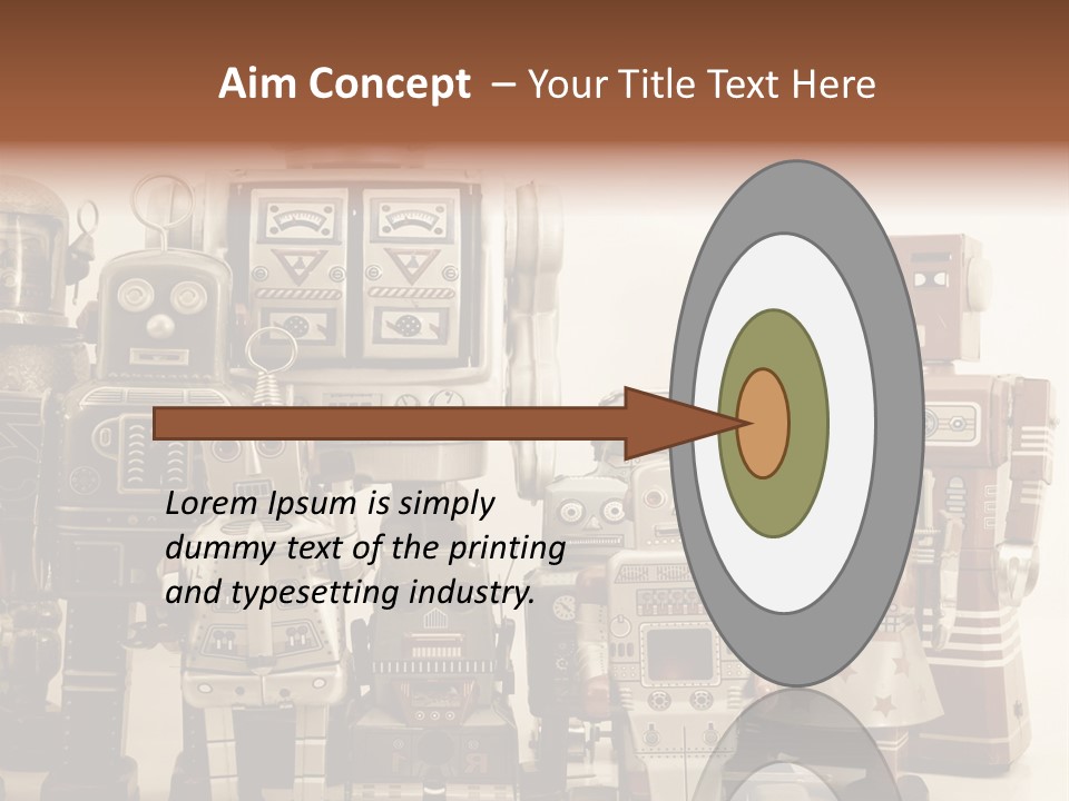 Creative Windup Robot PowerPoint Template