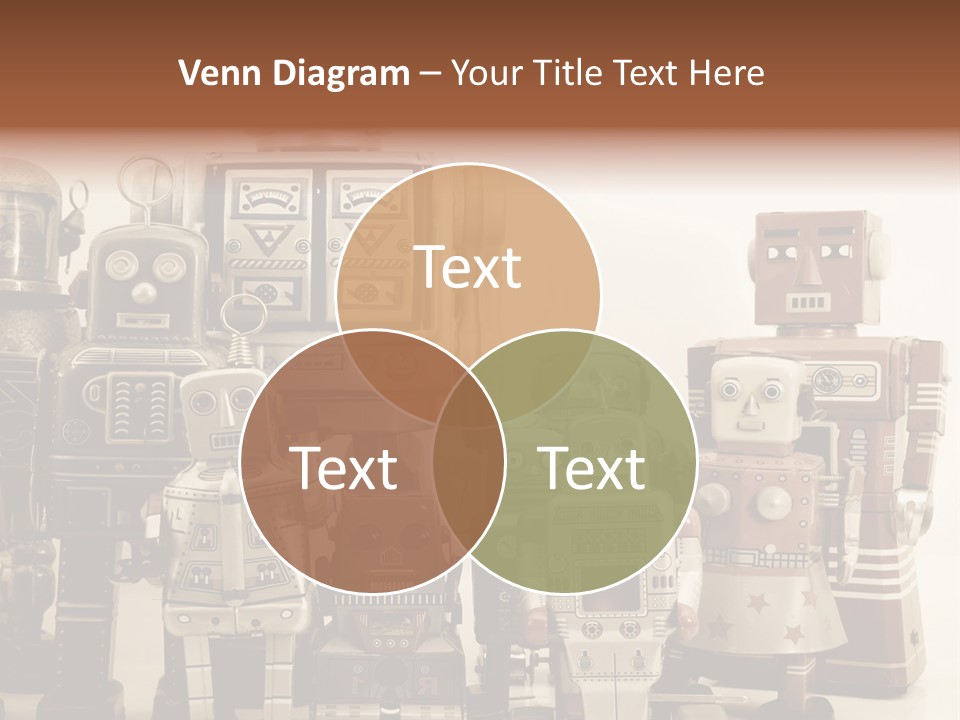 Creative Windup Robot PowerPoint Template