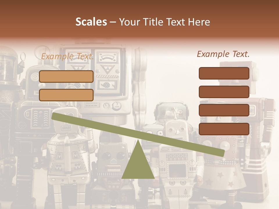 Creative Windup Robot PowerPoint Template