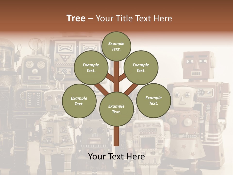 Creative Windup Robot PowerPoint Template