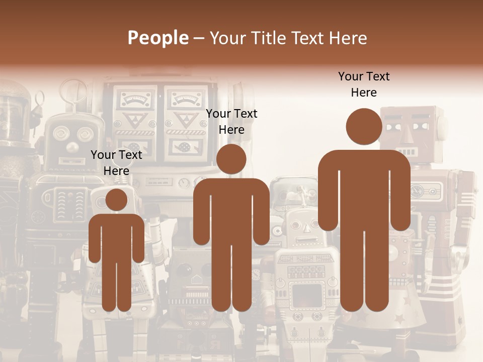 Creative Windup Robot PowerPoint Template