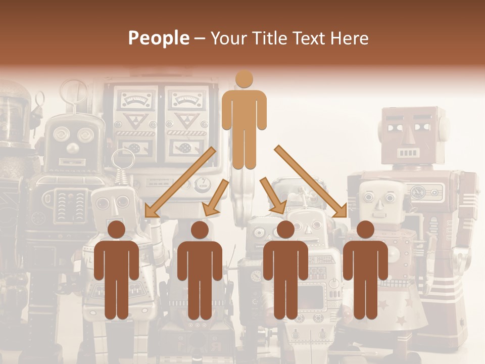 Creative Windup Robot PowerPoint Template