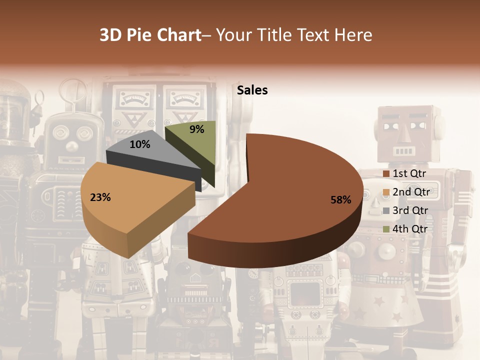 Creative Windup Robot PowerPoint Template