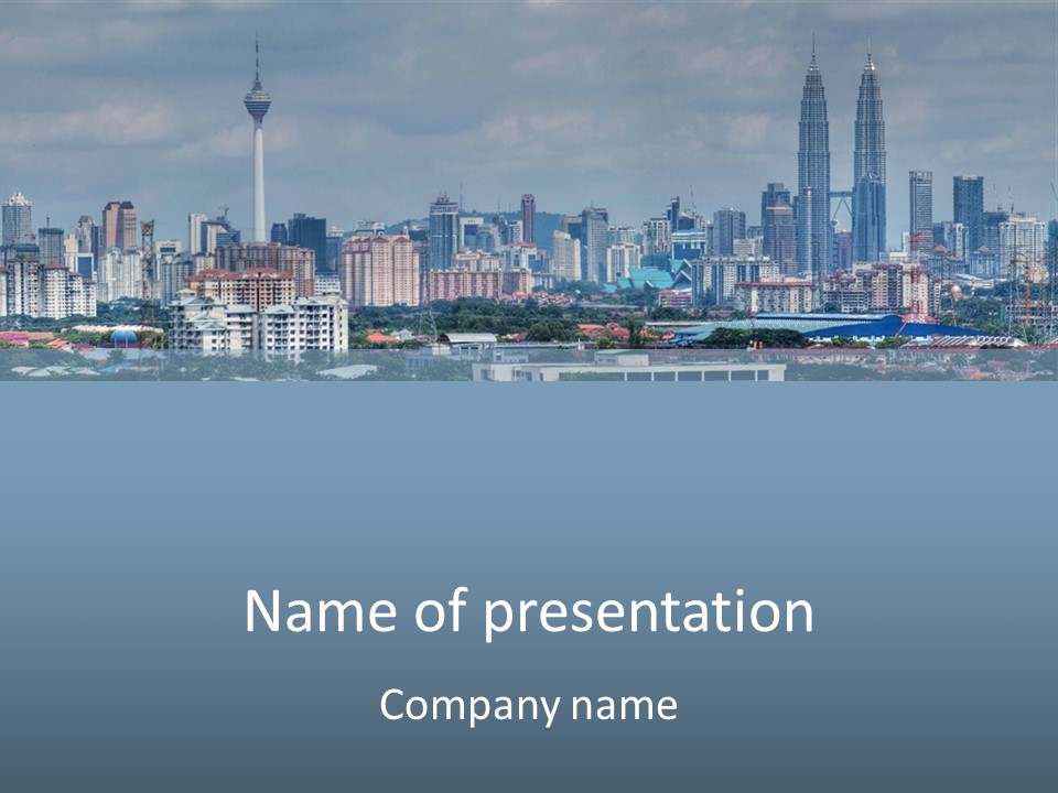 Panoramic Dramatic Nobody PowerPoint Template