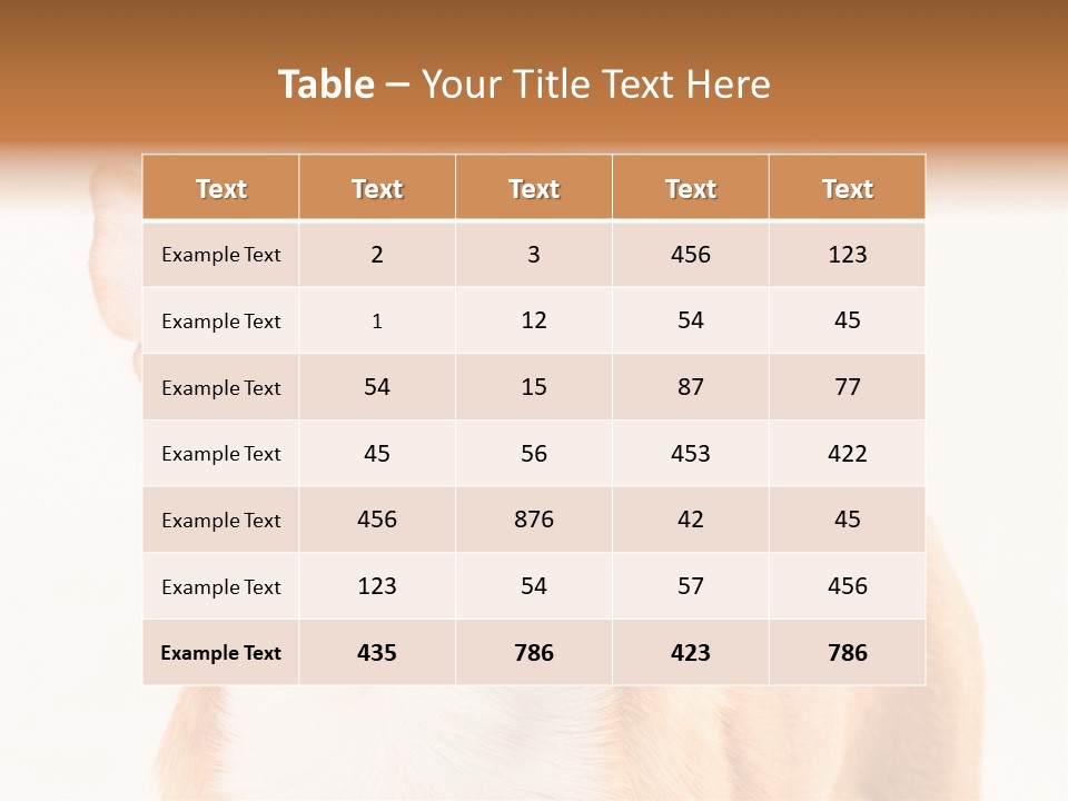 Domestic Savor Fat PowerPoint Template