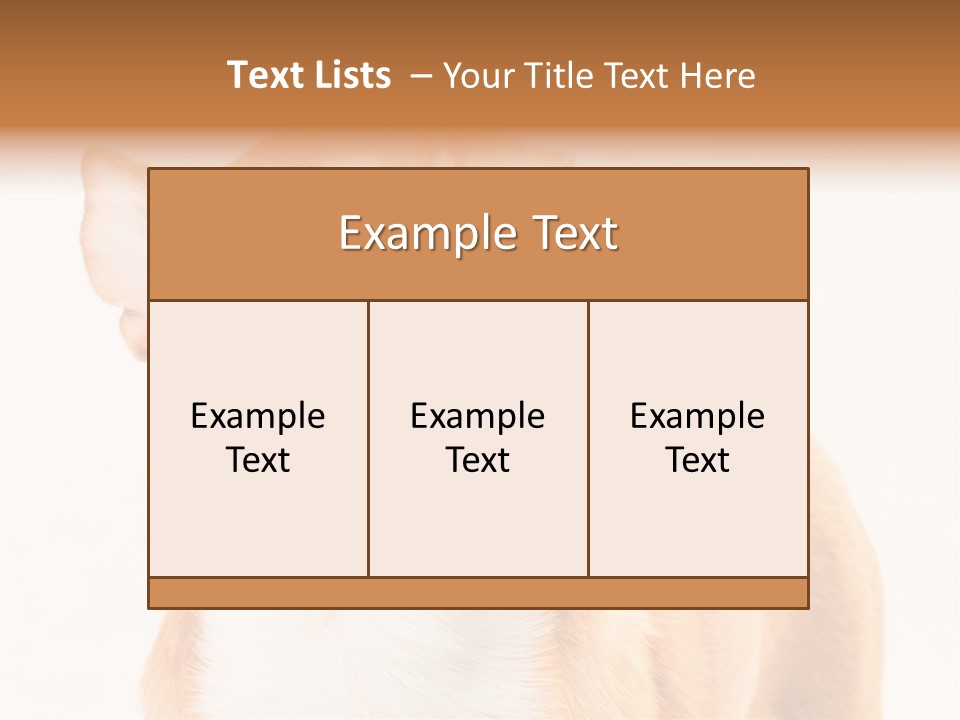 Domestic Savor Fat PowerPoint Template