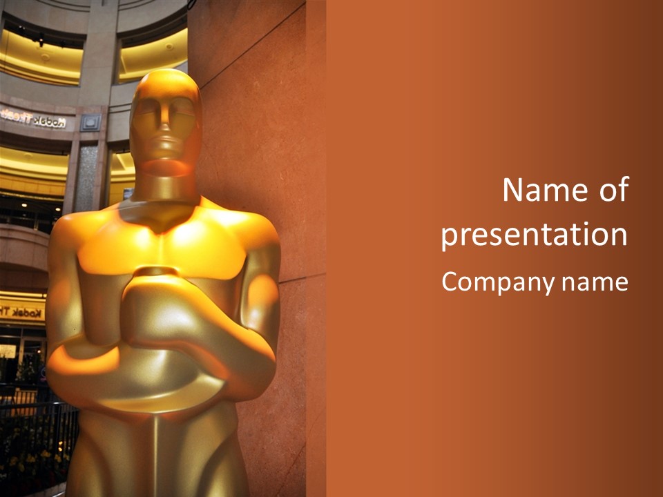 Event Architecture Kodak Theatre PowerPoint Template