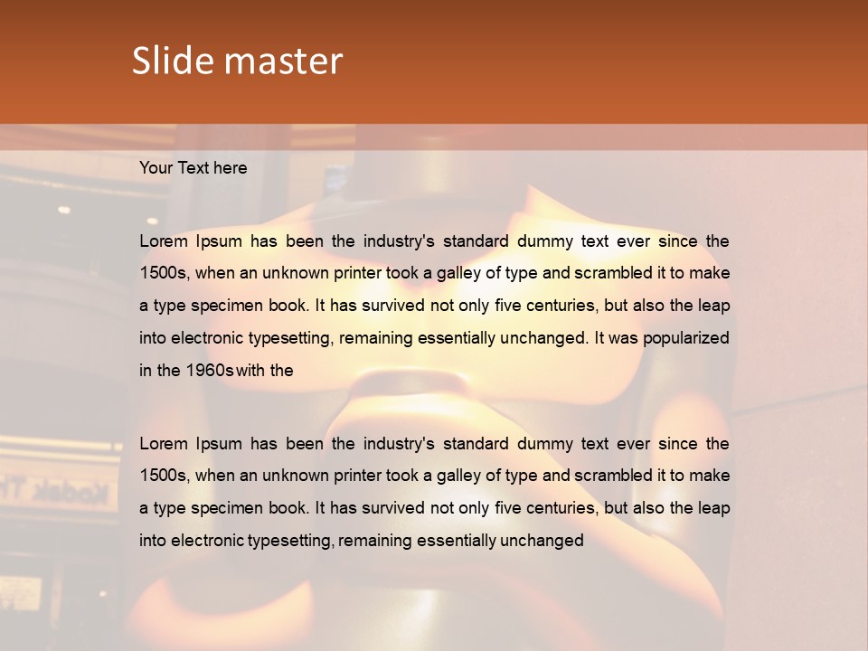 Event Architecture Kodak Theatre PowerPoint Template