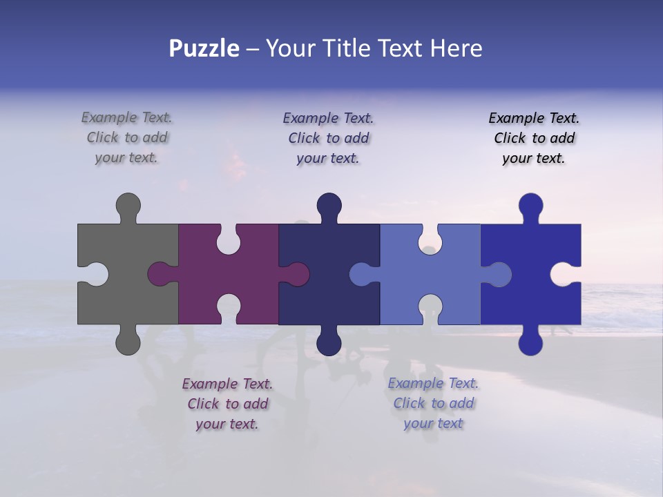 Golfer Girl Model PowerPoint Template