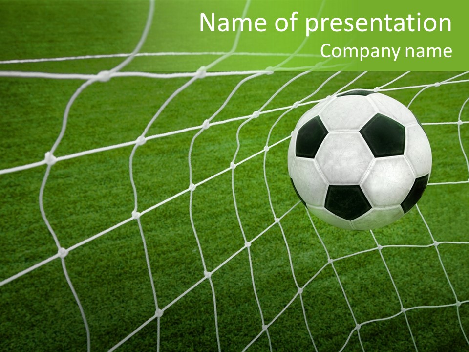 Shoot Soccer Summer PowerPoint Template