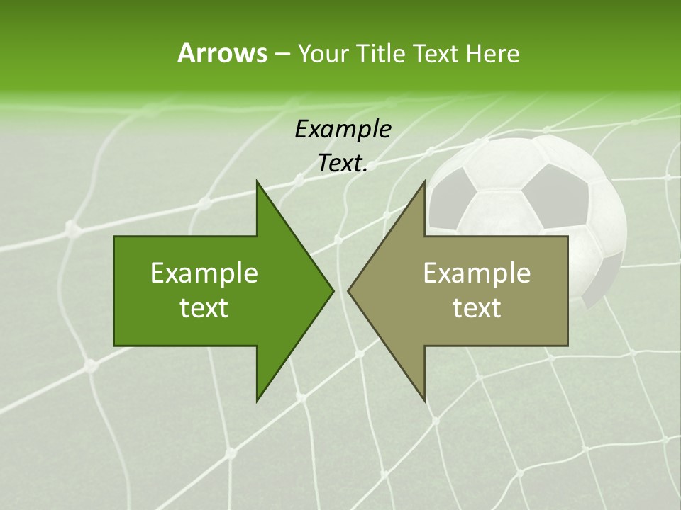 Shoot Soccer Summer PowerPoint Template