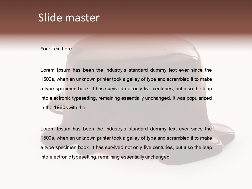 Creamy Decoration Cake PowerPoint Template