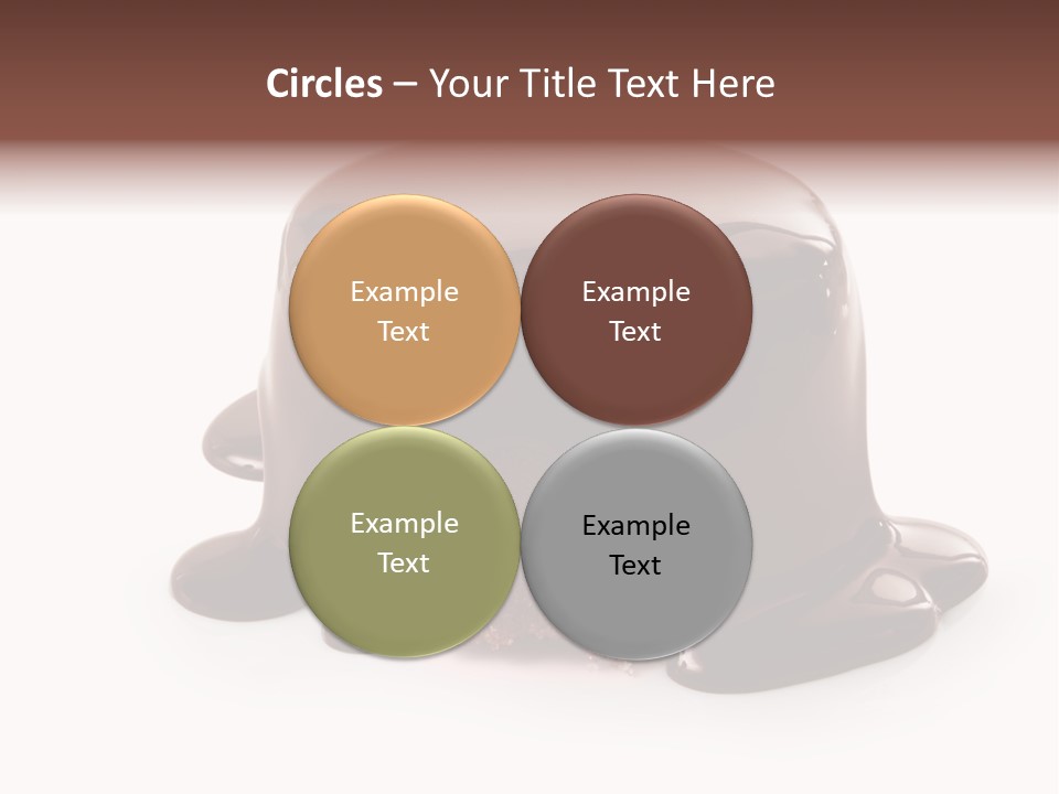 Creamy Decoration Cake PowerPoint Template