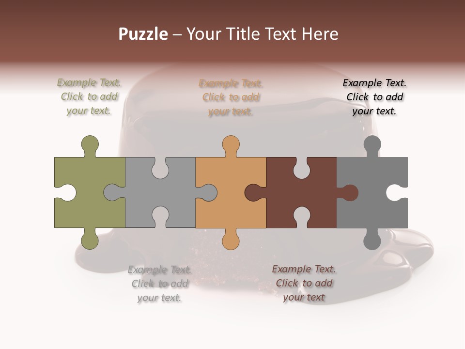 Creamy Decoration Cake PowerPoint Template