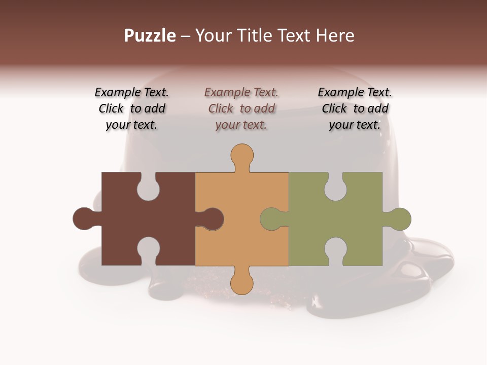 Creamy Decoration Cake PowerPoint Template