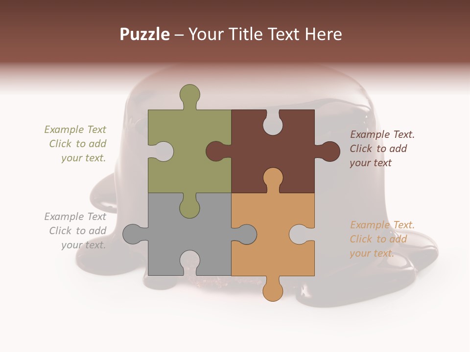 Creamy Decoration Cake PowerPoint Template