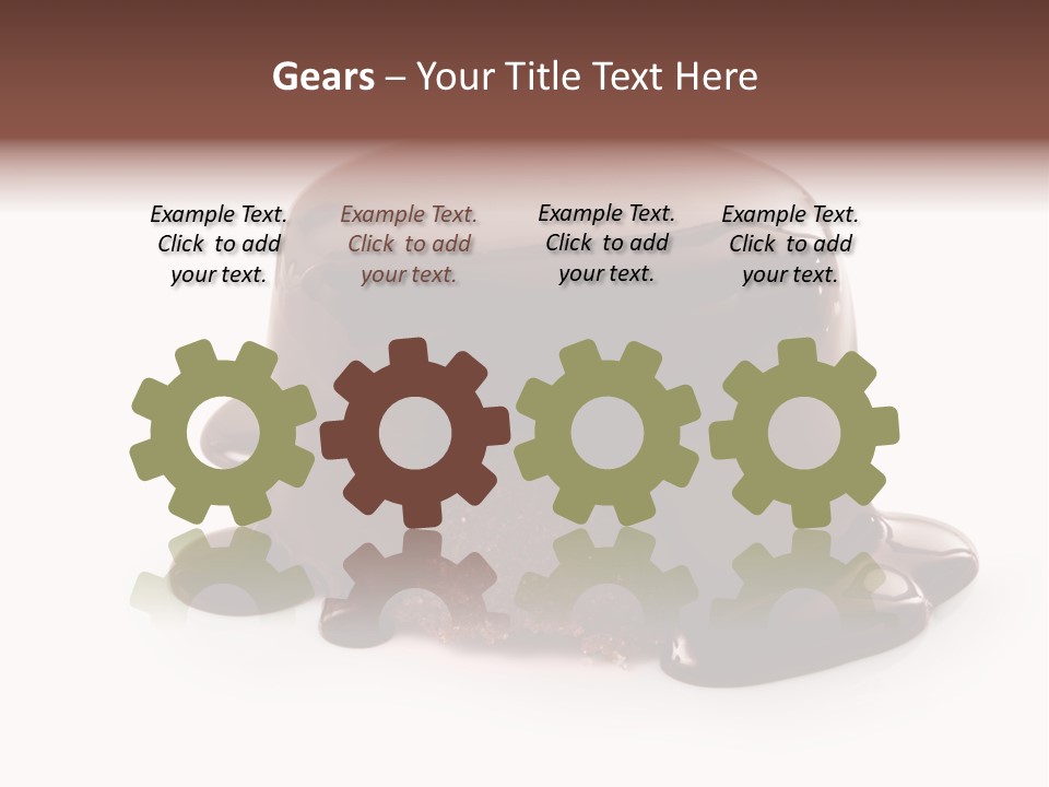 Creamy Decoration Cake PowerPoint Template