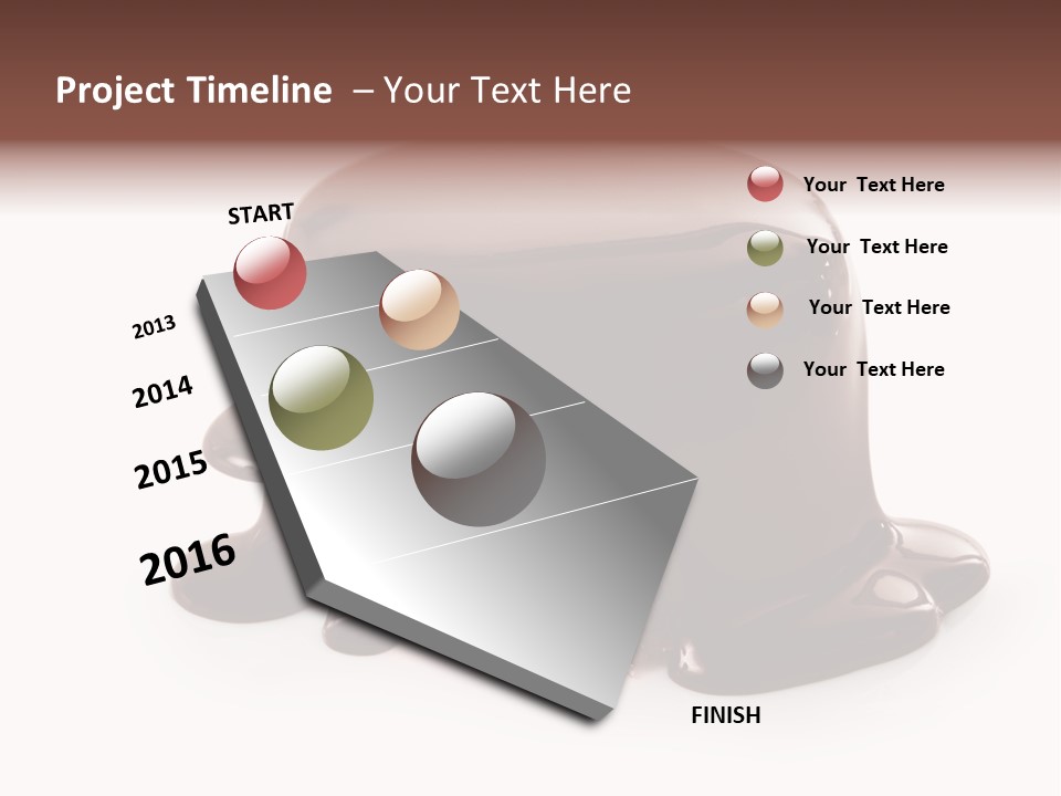 Creamy Decoration Cake PowerPoint Template