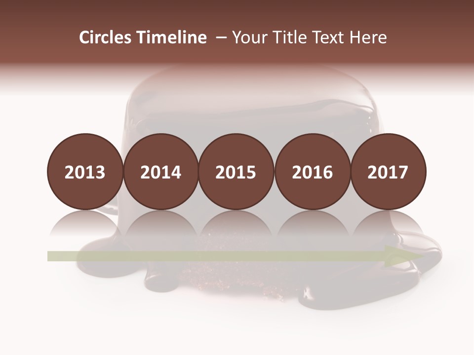 Creamy Decoration Cake PowerPoint Template