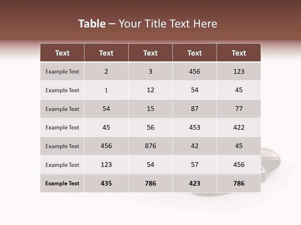 Creamy Decoration Cake PowerPoint Template