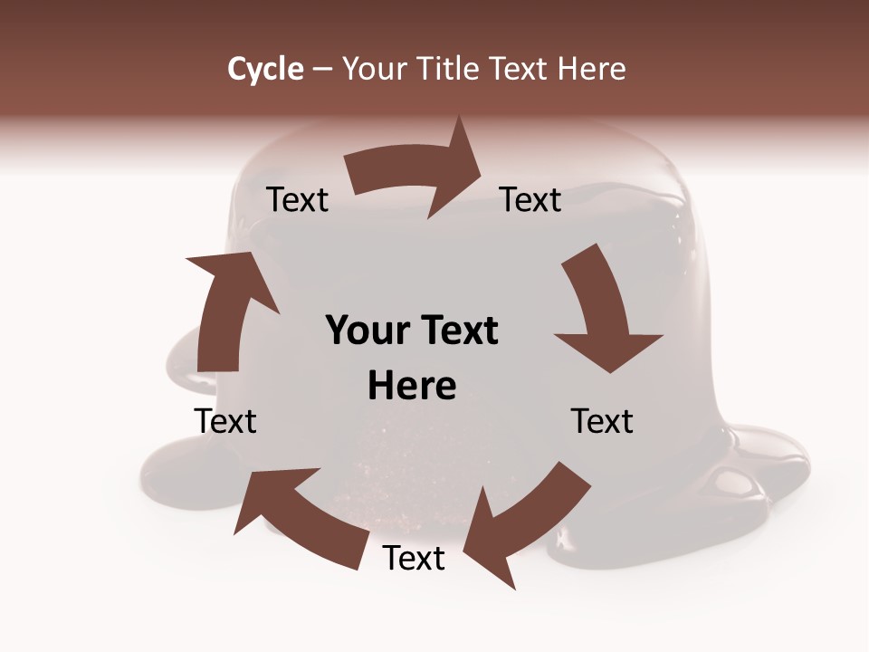 Creamy Decoration Cake PowerPoint Template