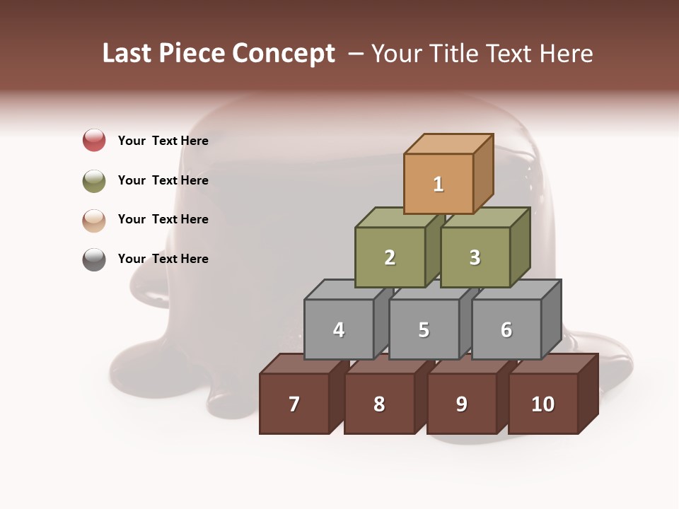 Creamy Decoration Cake PowerPoint Template